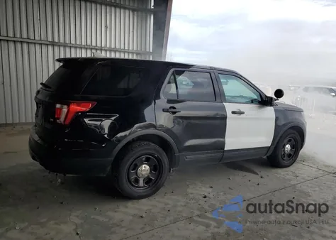 2016 Ford Explorer Police Interceptor из США, поврежденный, VIN 1FM5K8ARXGGB12992